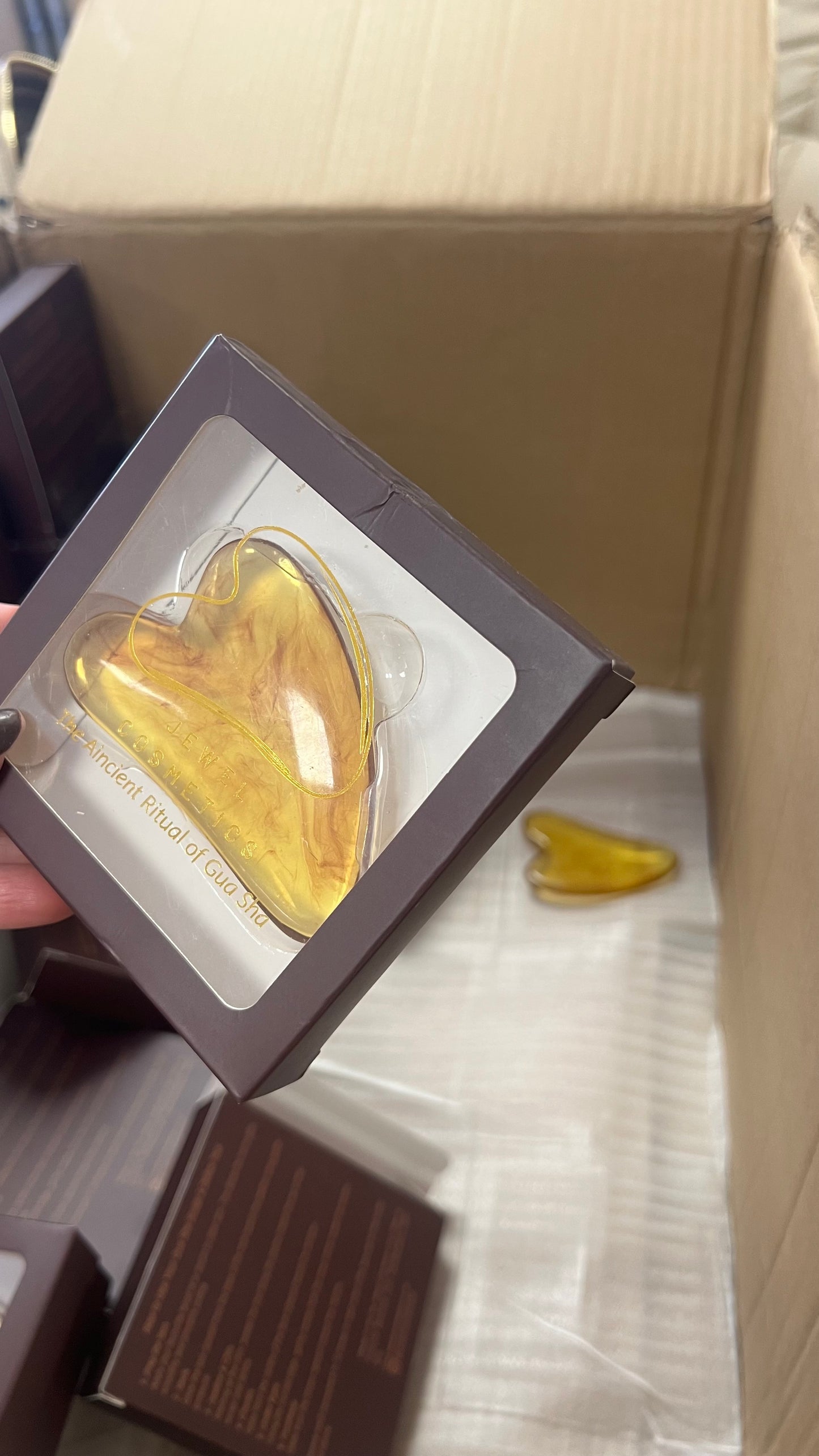 Imperfect / Flawed Packaging Gua Sha Facial Sculpting tool