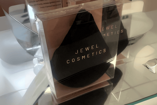 Black Velvet Powder Applicator - Set of Two, boxed